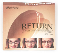 Полимерные линзы RETURN PHOTO  Brown D70