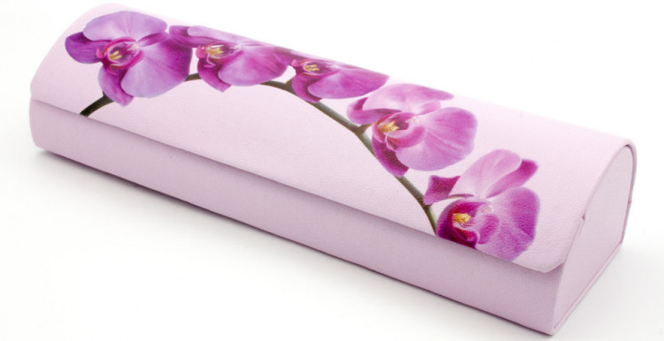 Футляр для очков W-260-17 с рисунком + салфетка