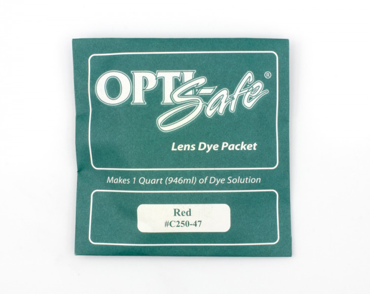 Краска OPTIsafe для линз красный 250-47