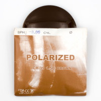 Линзы CR-39 1.5 POLARIZED BROWN D70