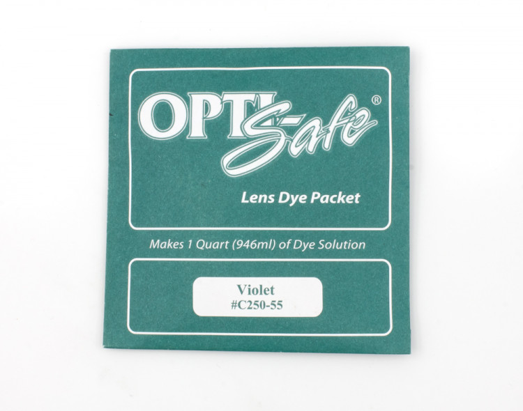 Краска OPTIsafe для линз фиолетовый 250-55