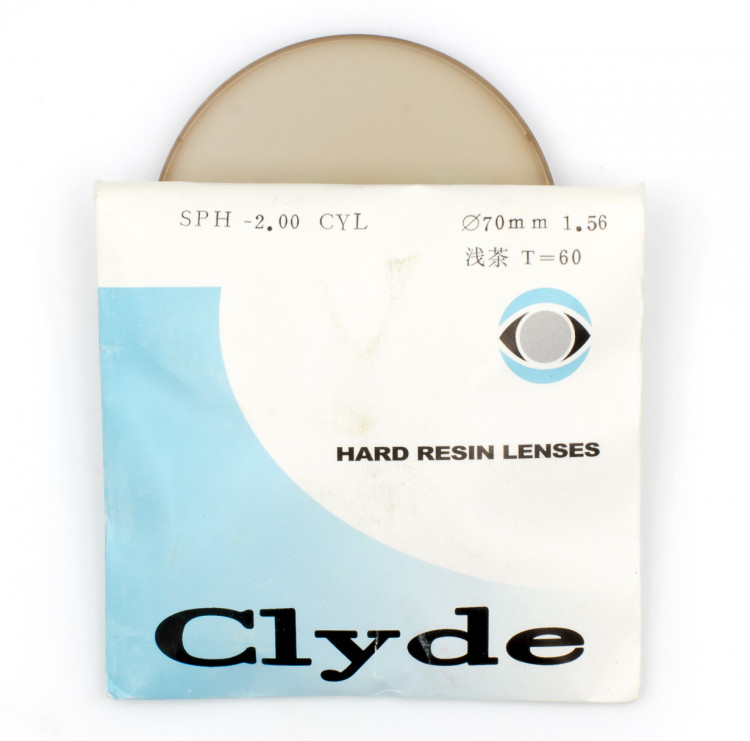 Полимерные линзы Clude  Brown тонировка  1.56  D70