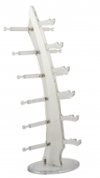 Стойки для очкoв и оправ  витpинныe нa 6 пар ( белые)