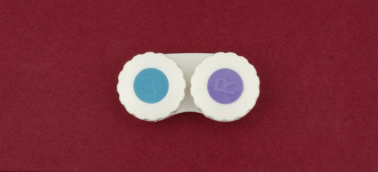 Контейнер для контактных линз №0107 57х27 мм.