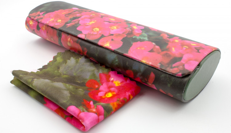 Футляр для очков W251-140 рисунок+салфетка