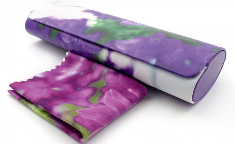 Футляр для очков W-251-143 рисунок+салфетка