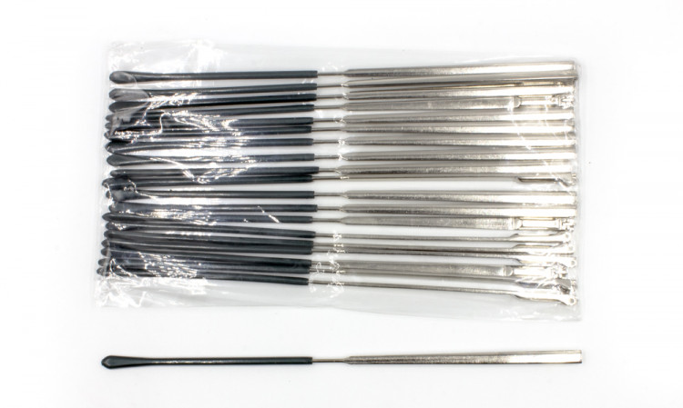 Заушники металлические 4 мм. с флексом №0008