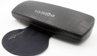 Футляр для очков LOUISZONE 001 черный+салфетка