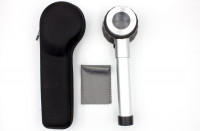 ЛУПА  на ручке, с измерительной шкалой, в футляре