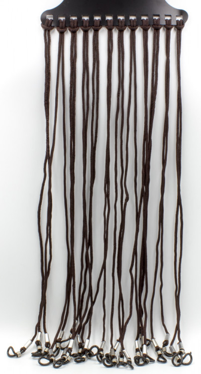 Шнурок для очков коричневый