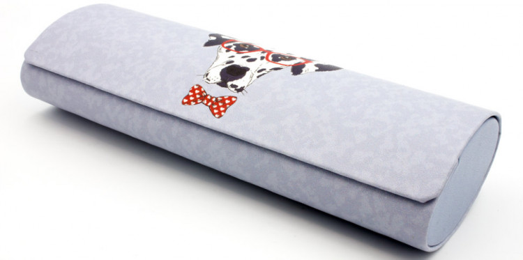 Футляр для очков W-251-18 с рисунком + салфетка