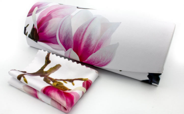 Футляр для очков W-290-48 с рисунком + салфетка