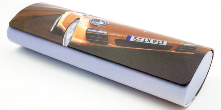 Футляр для очков W-251-26 с рисунком + салфетка