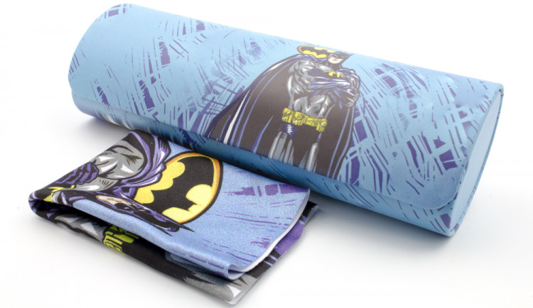 Футляр для очков W-251-M1 с рисунком + салфетка