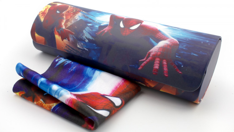 Футляр для очков W-251-M13 с рисунком + салфетка