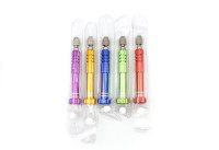 Отвёртка для очков 4 насадки,  в силиконовом футляре