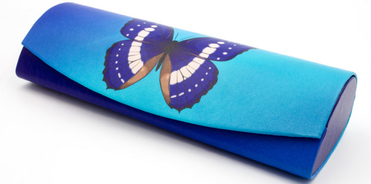 Футляр для очков W-290-7 с рисунком + салфетка