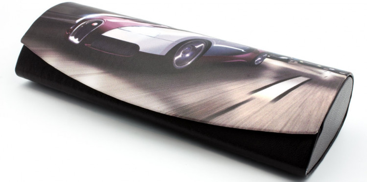 Футляр для очков W-290-8 с рисунком + салфетка